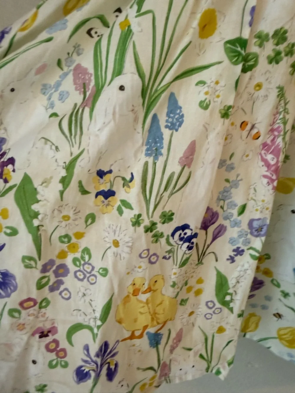 Rare‎ Editions Girls Duckie Bunny Sundress with Pleated & Ribbon Trim Spring 9m